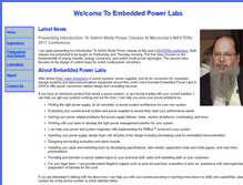 Tablet Screenshot of embeddedpowerlabs.com